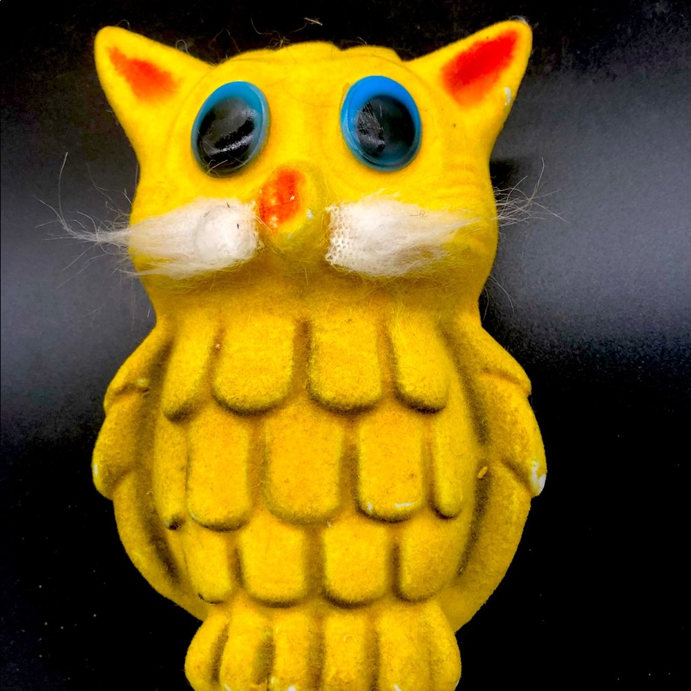 🌸Vintage Felt Owl Bank🌸